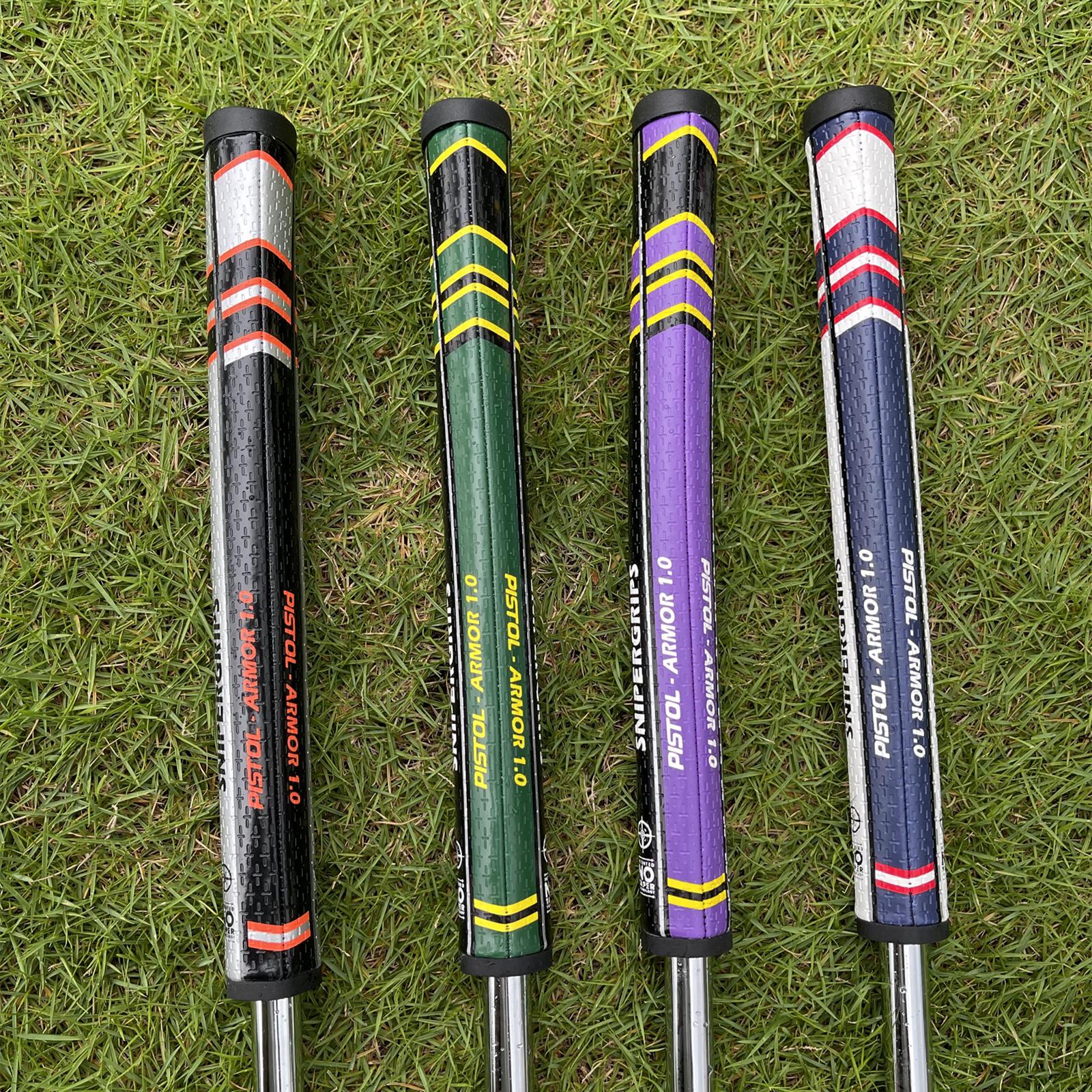 Golf Golf mới Golf Grips Chất liệu PU Vật liệu mềm cảm giác súng lục Aromor Grips Grips 1.0 /2.0 Kích thước Súng lục Reaper Golf Club Grips Color: BlackPurple 2.0