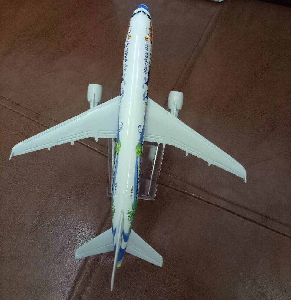 Mô hình máy bay tĩnh A320 Bangkok 16cm