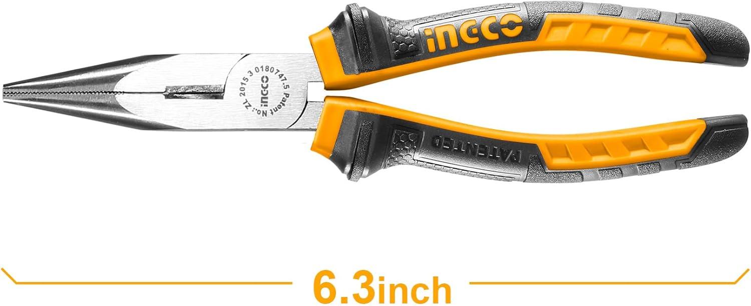KÌM CẮT MỎ NHỌN (DÀI) INGCO HLNP08168 - HÀNG CHÍNH HÃNG