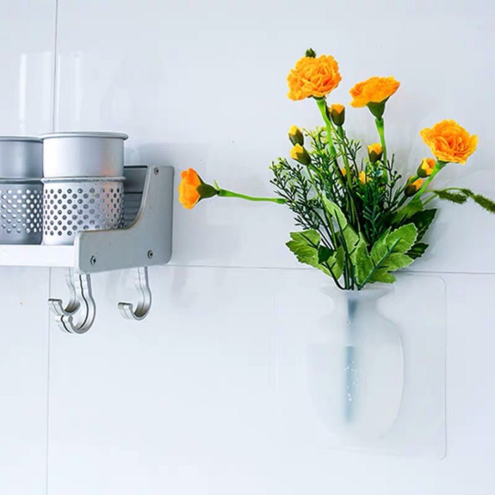 Lọ, bình hoa silicon dán mọi bề mặt độc đáo
