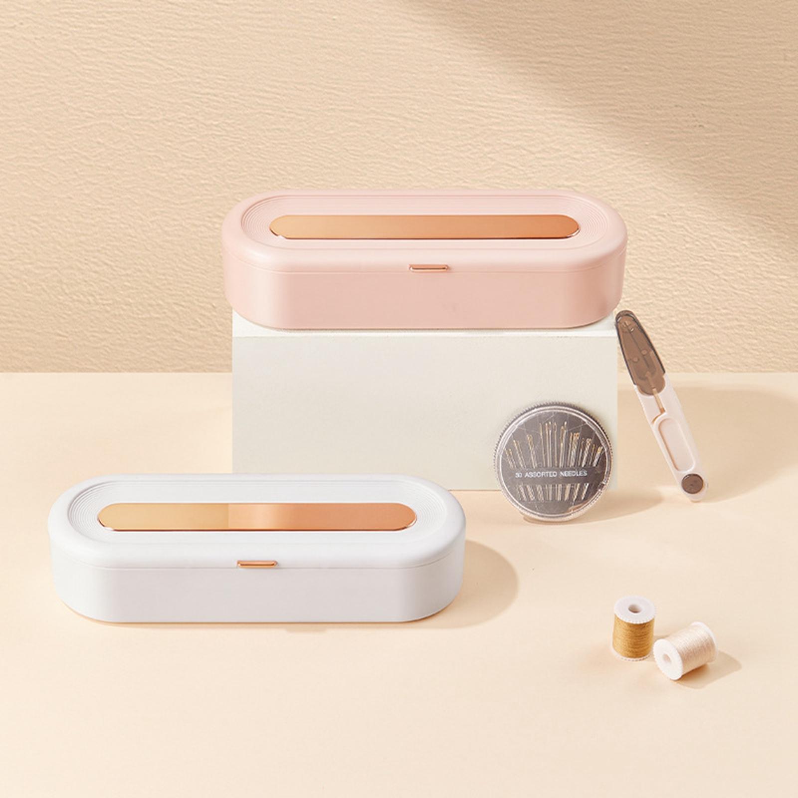 Handcraft Sewing Box Thread   Pin White