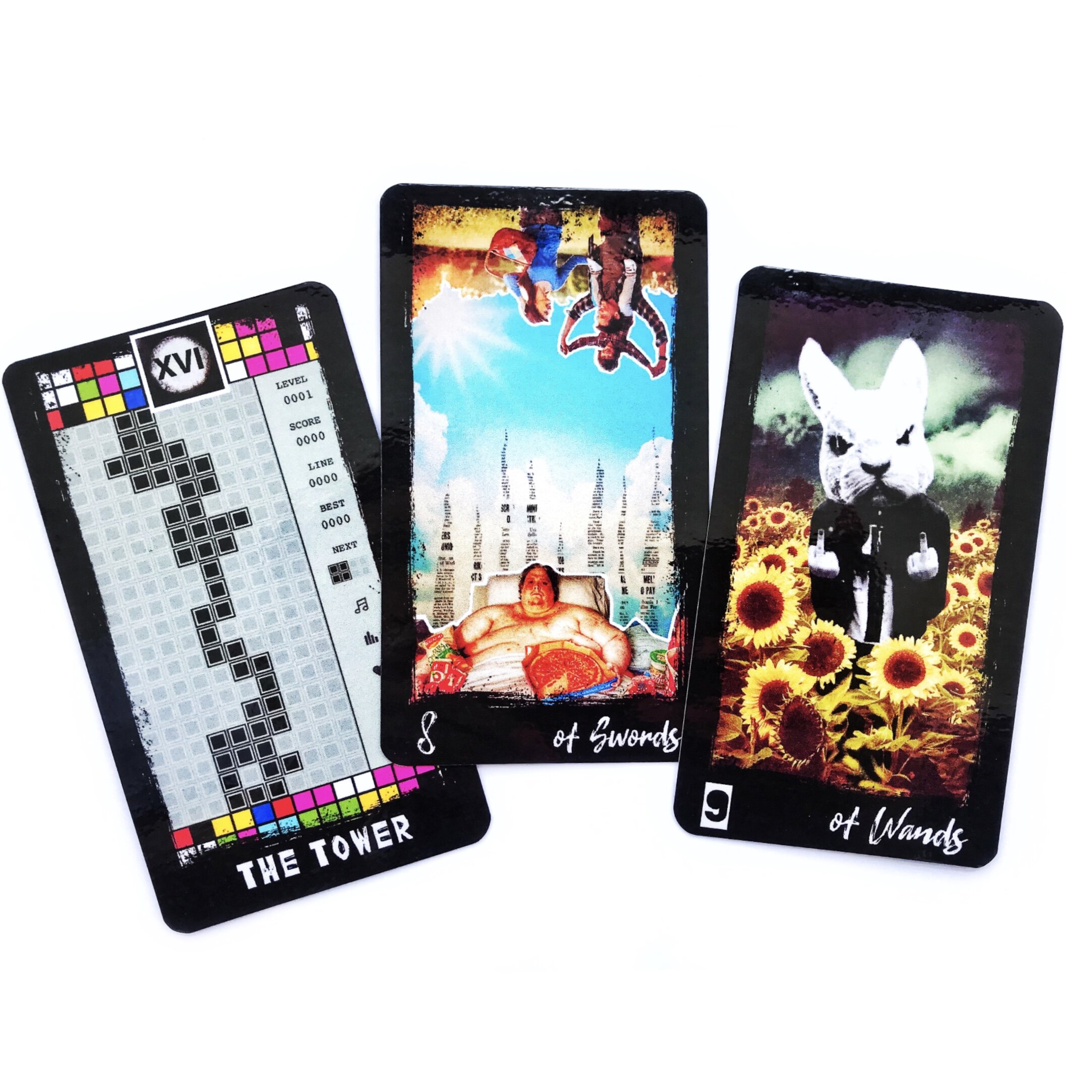 Bộ bài Badass Tarot 78 lá bài đá thanh tẩy