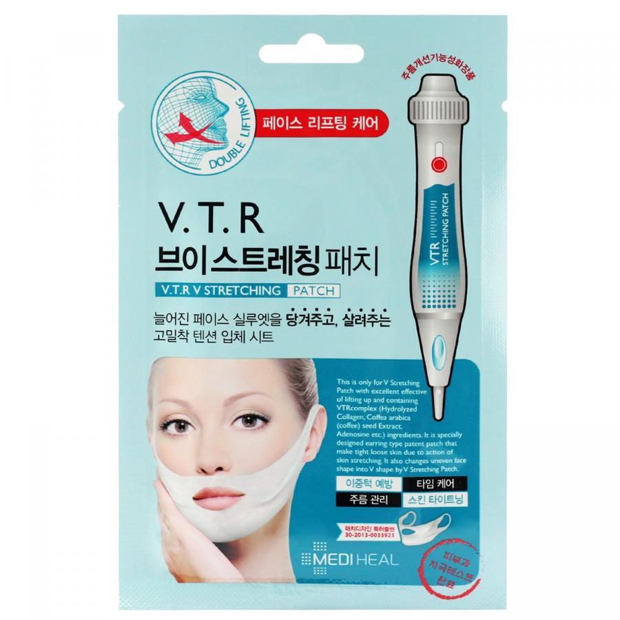 Mặt nạ nâng cơ, hỗ trợ giảm mỡ thừa tạo hình V-line Mediheal V.T.R Stretching Patch 20ml