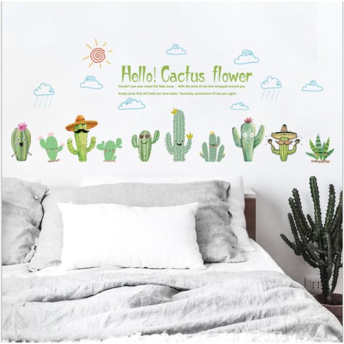 Decal dán tường trang trí - HELLO XƯƠNG RỒNG
