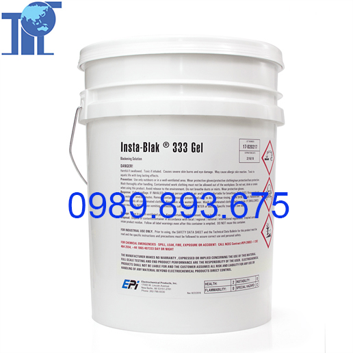 GEL Nhuộm Đen sắt, thép ở nhiệt độ thường - GEL bôi đen sắt, thép -  Insta-Blak 333 GEL ( Made in USA ) - Chai 350ml