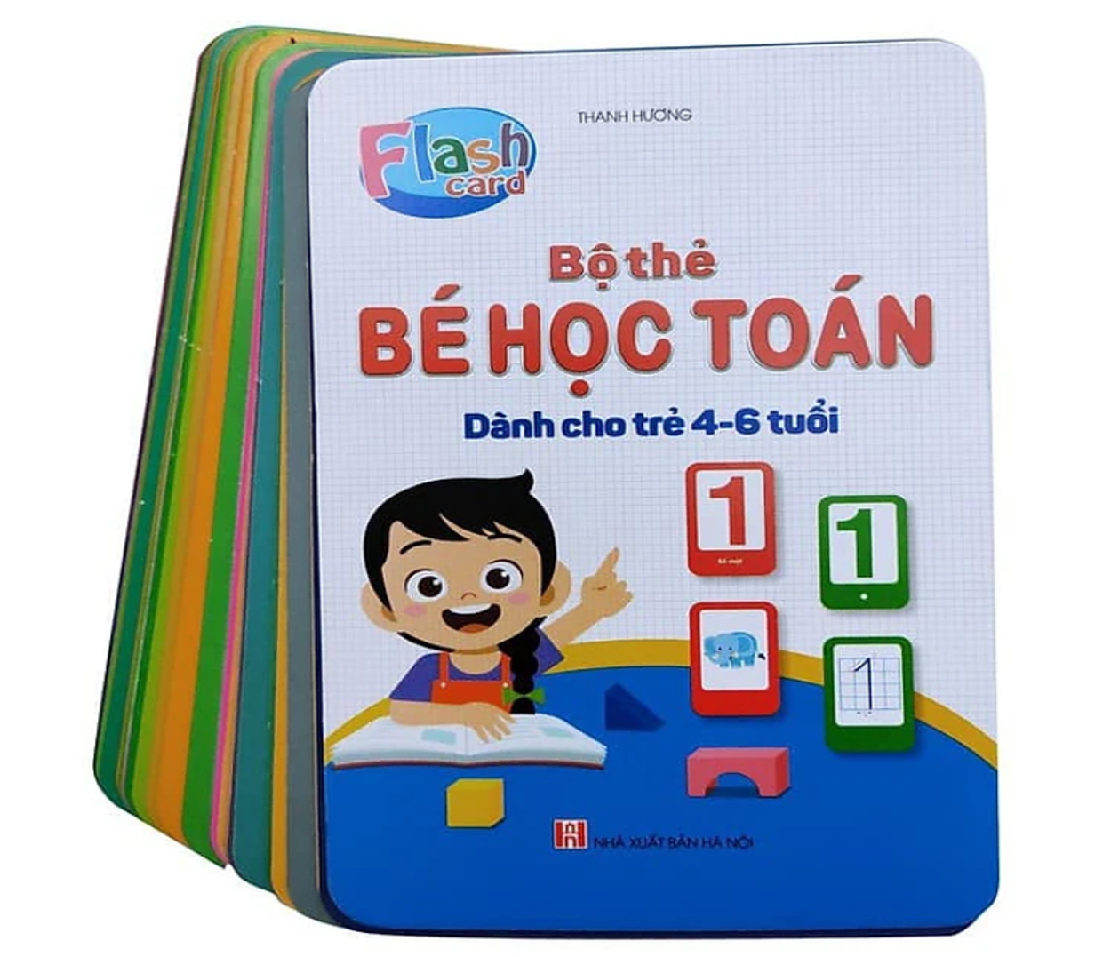 Bộ 42 Thẻ (Flashcards) Bé Học Toán - Tư Duy Toán Học Cho Bé Từ 4 Đến 6 Tuổi Học Số Và Phép Tính