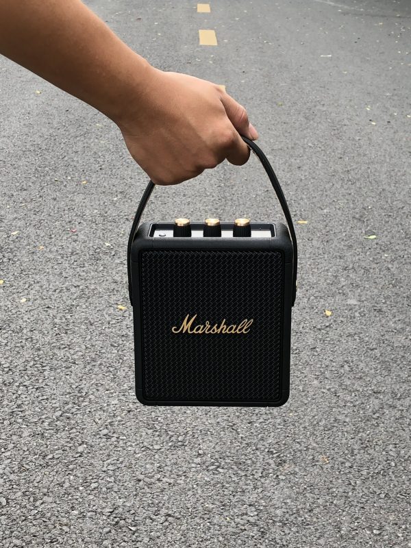 Loa di động Marshall Stockwell 2- Black &amp; Brass ( NEW )- Hàng nhập khẩu