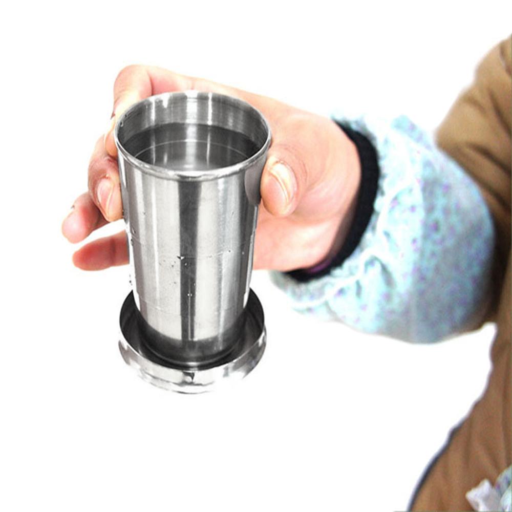 Cốc uống nước bằng thép không gỉ có thể phóng to thu nhỏ