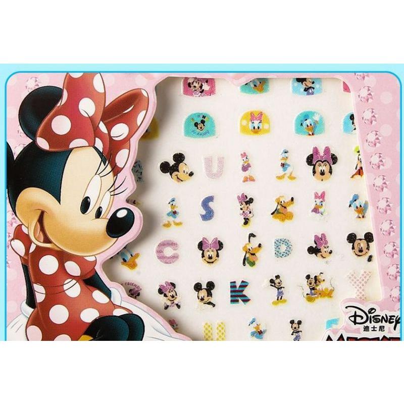 Combo 2 bộ miếng dán ngón tay nails stickers nhân vật hoạt hình sophia mickey elsa công chúa Disney