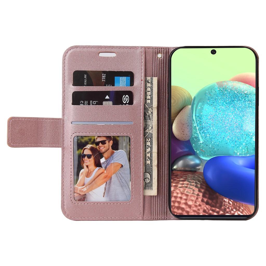 Bao da điện thoại dạng ví cho Samsung Galaxy Note20 Ultra A71 A51 5G M51 M31 M31S