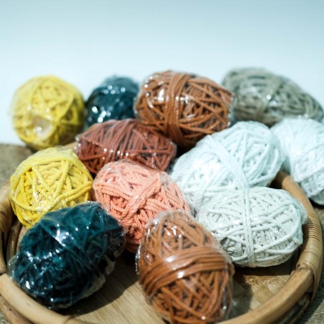 Cuộn dây thừng 3ly/mm cuộn dây cotton làm macrame