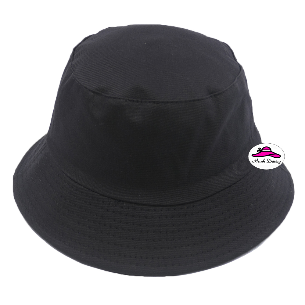 Mũ bucket tai bèo thêu hình heo dễ thương, độc đáo, vành rộng chống nắng tốt - Hạnh Dương