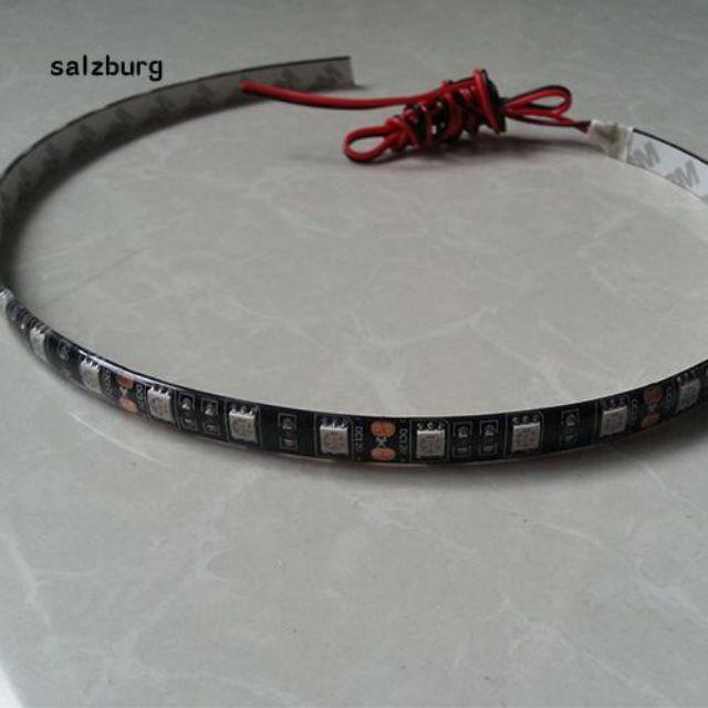 Đèn Led dây chíp 5050 siêu sáng DC 12v dùng cho ôtô xe máy kích thước 30cm