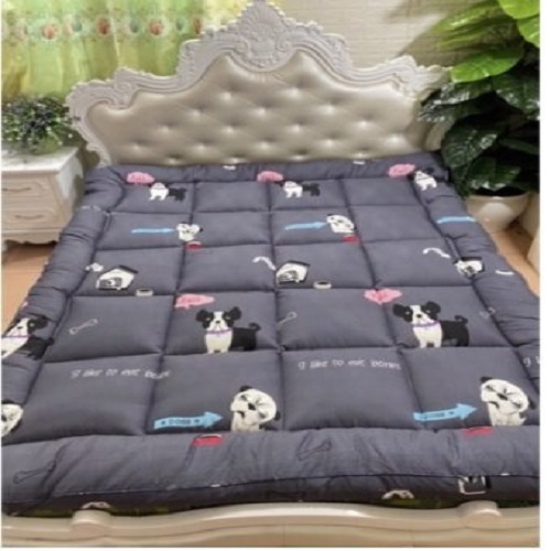 Nệm Topper 1.8mx2.0m trải sàn, trải giường, du lịch, tiện dụng dễ giặt, gấp gọn.