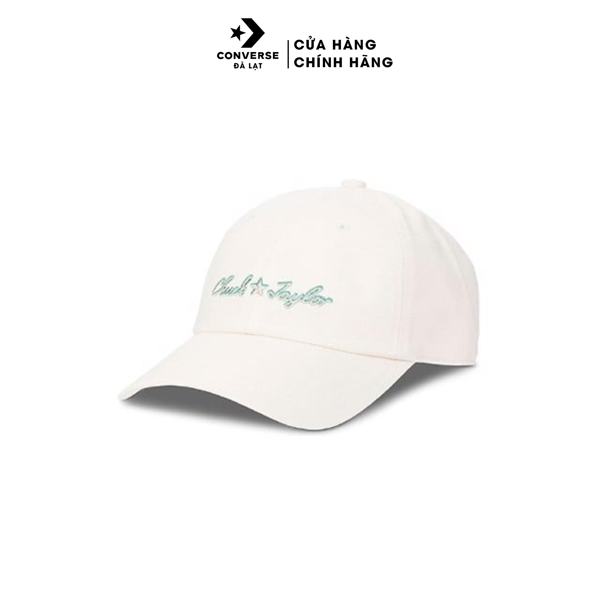 Nón lưỡi trai CONVERSE CHUCK 70 SIGNATURE BASEBALL HAT 10023831 A09 Mũ thời trang trắng