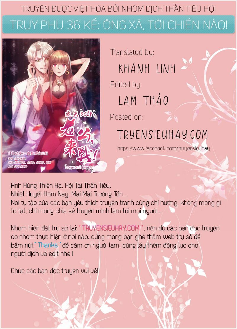 truy phu 36 kế - ông xã à, tới chiến nào! chapter 34 1