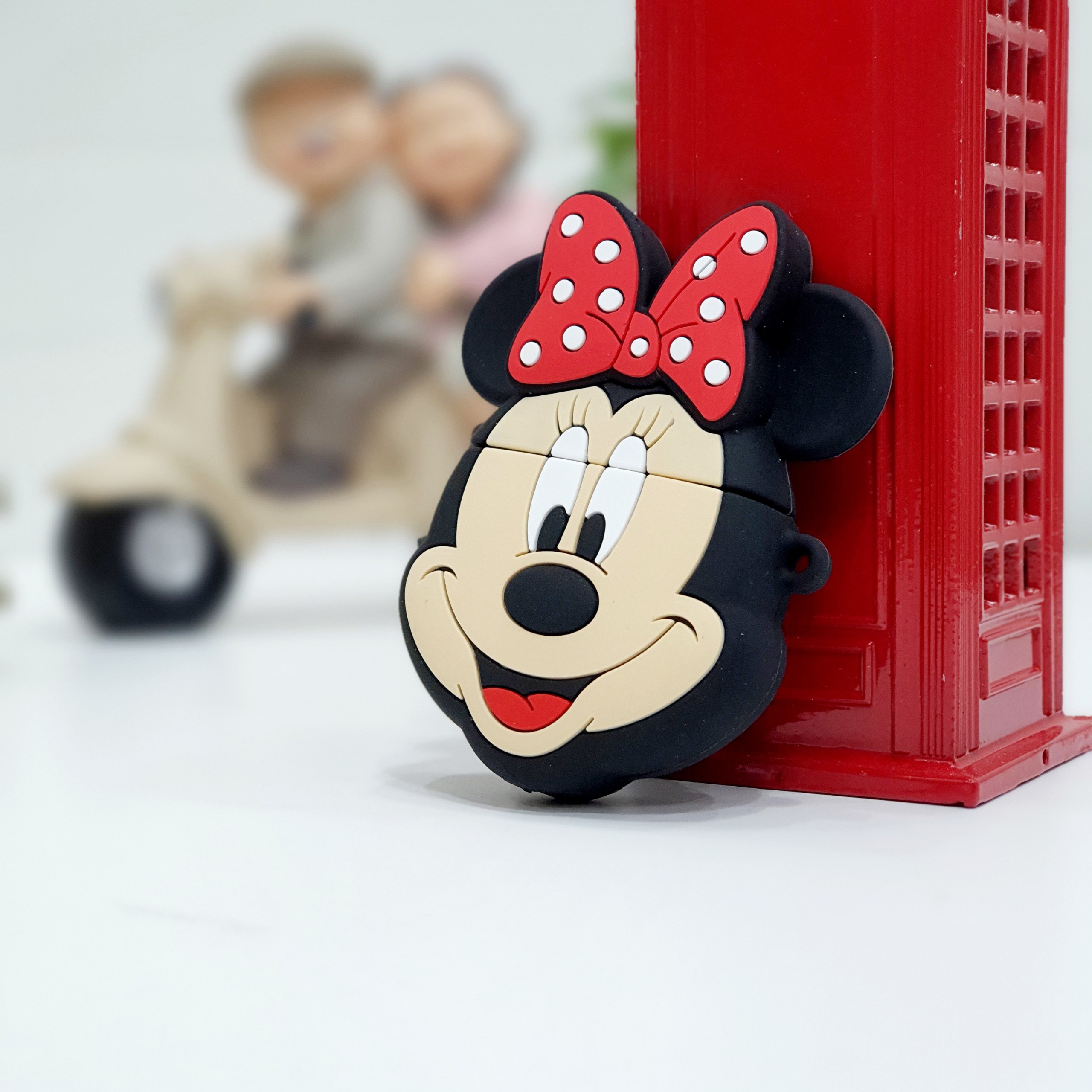 Case Ốp Silicon Bảo Vệ Cho Apple AirPods / AirPods 2 - Chuột Minnie