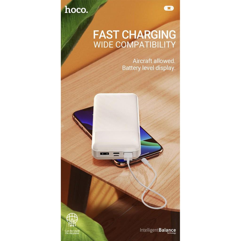 Pin Sạc Dự Phòng Hoco J72A Easy travel 20000mAh 2 cổng Input/Output max 2A - Hãng Phân Phối Chính Thức - HOCO-J72A