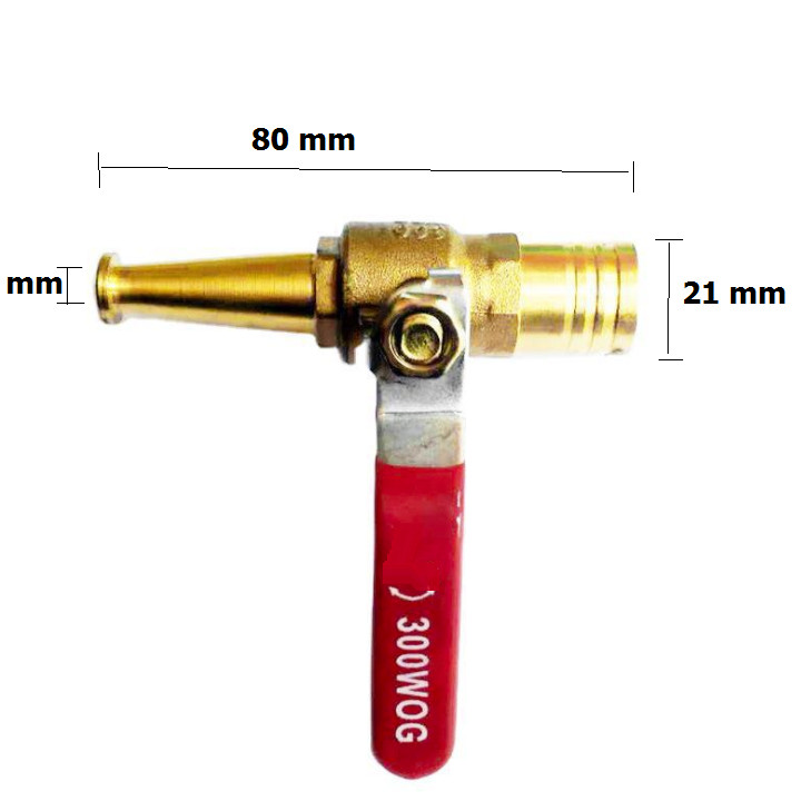 Đầu vòi bơm xịt thẳng tăng áp lục nước rửa xe tưới cây 206812