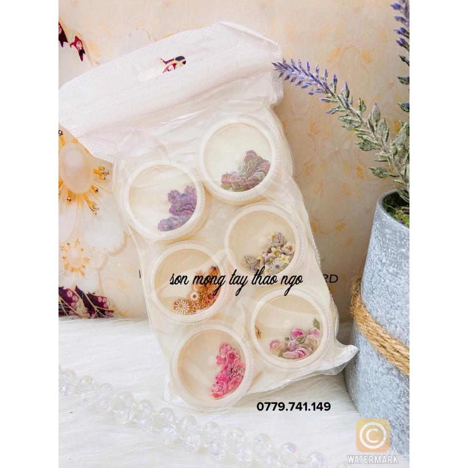 Hoa giấy nail 3D - Hoa giấy trang trí móng tay đắp ẩn theo phong cách Hàn Nhật
