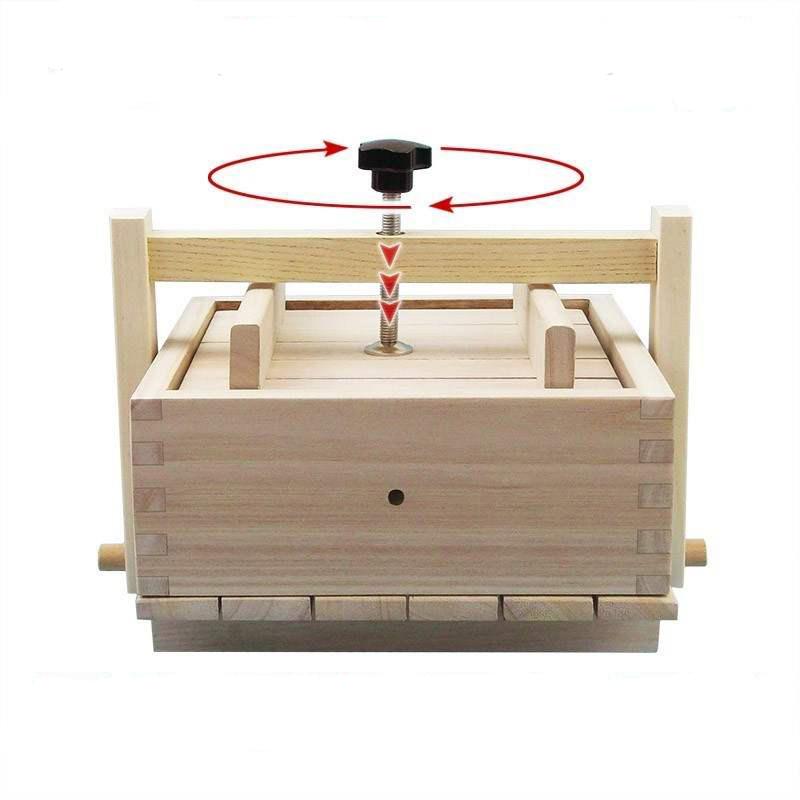 Tự Làm Bằng Gỗ Đậu Phụ Báo Chí Khuôn Mẫu Bộ Tự Chế Phô Mai Đậu Phụ Khuôn Đậu Nành Sữa Đông Đậu Phụ Làm Khuôn Phụ Kiện Nhà Bếp Nấu Ăn Dụng Cụ
