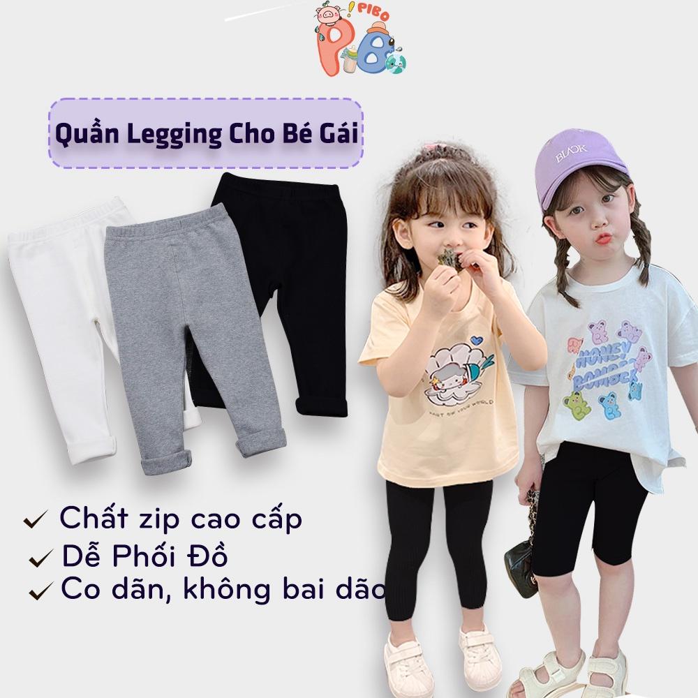 Quần Legging Dài Bé Gái Dáng Ôm Thời Trang Dễ Phối Đồ - Babyboo - PiBo Store