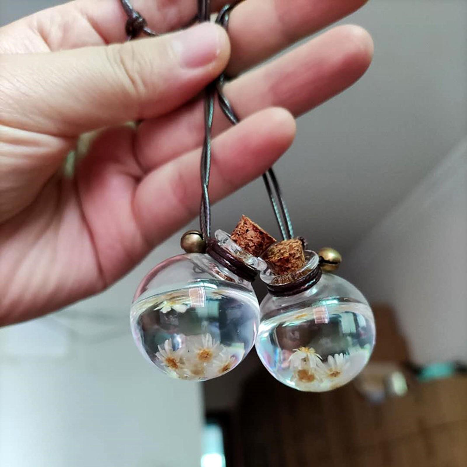 Car Hanging Perfume Bottle Empty Diffuser Refillable Decor Accessories