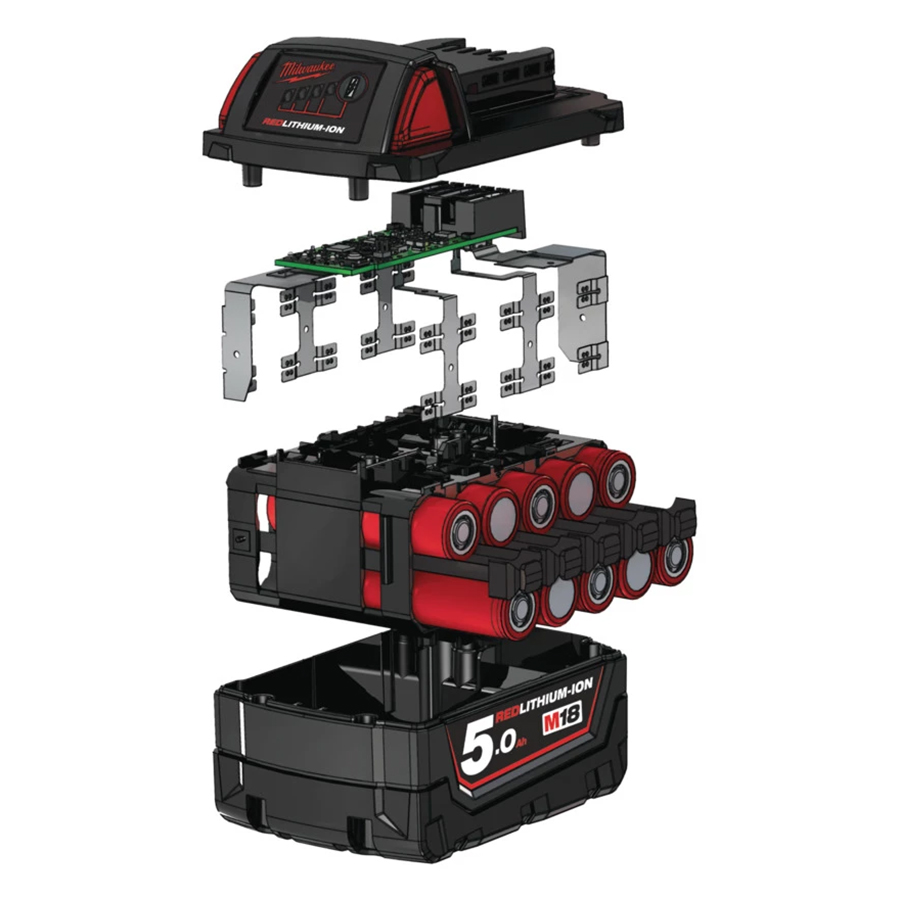 Pin Milwaukee M18B5 18V 5.0Ah