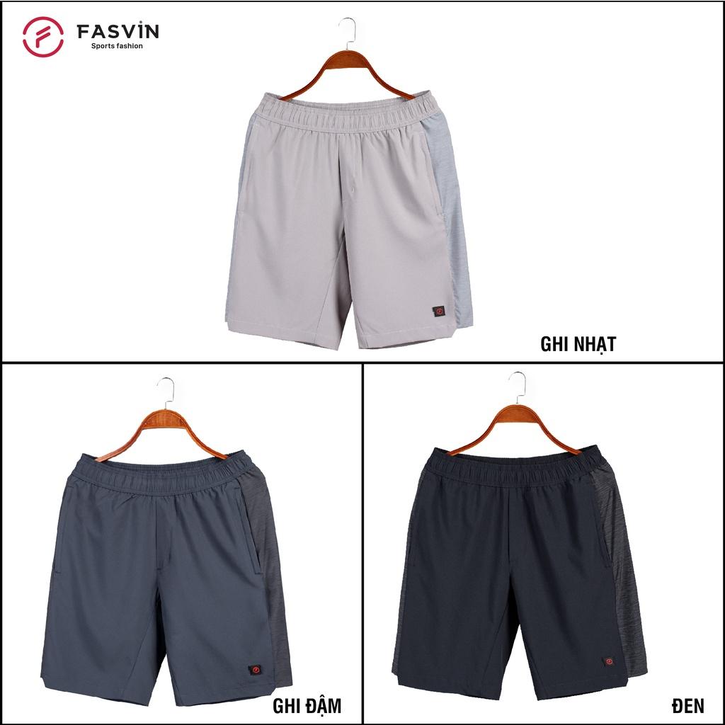 Quần short thể thao nam Fasvin S22492.HN chất liệu cao cấp mềm mịn thoải mái