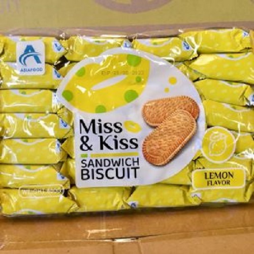 Bánh quy kẹp Miss&Kiss sandwich biscuits 600g