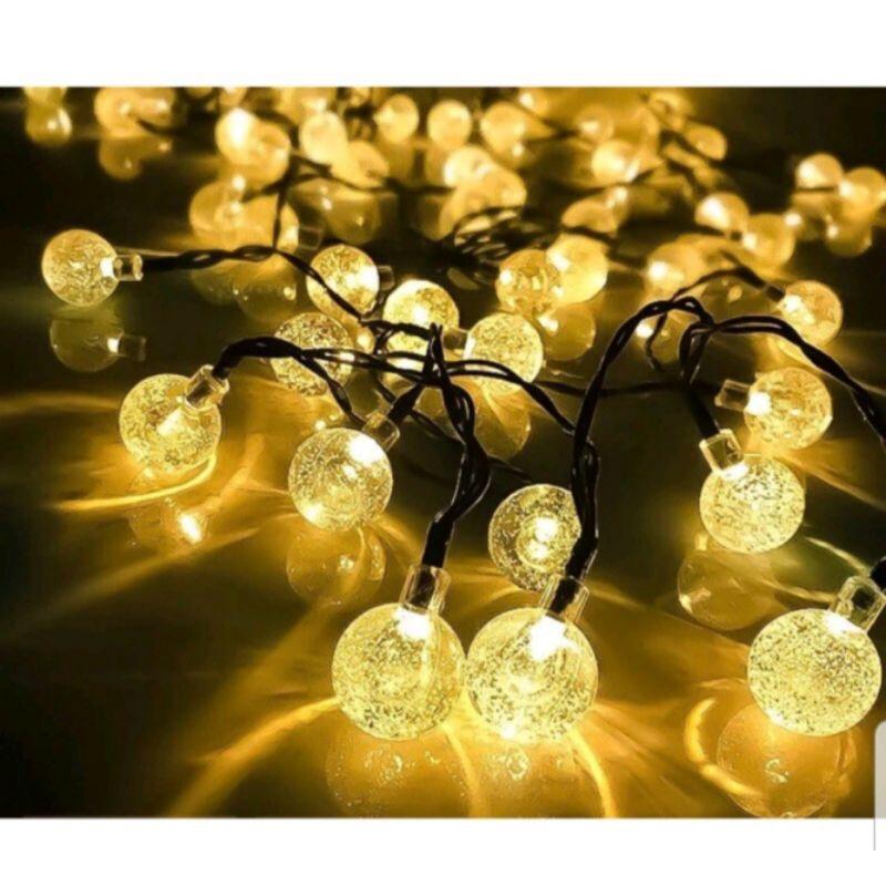 Dây đèn led trang trí Cherry Ball vàng nắng