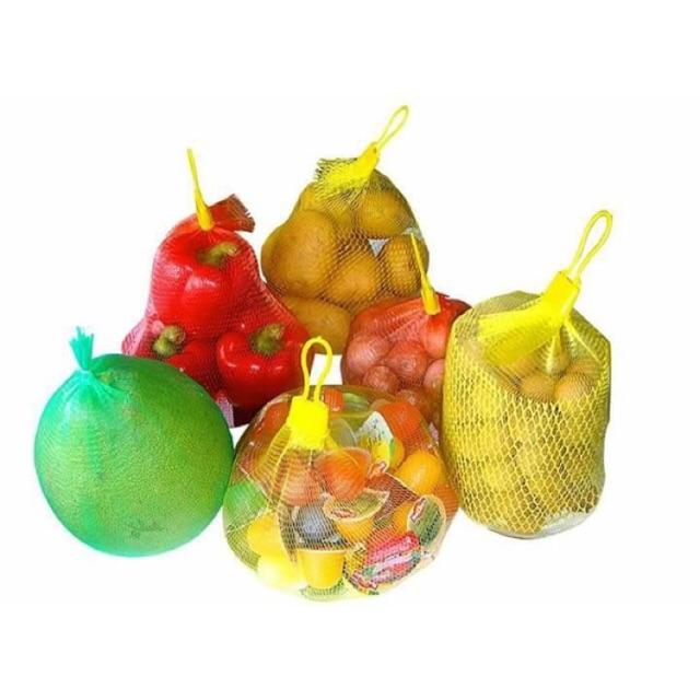 Túi lưới đựng hành tỏi, hoa quả, đồ chơi (500g)