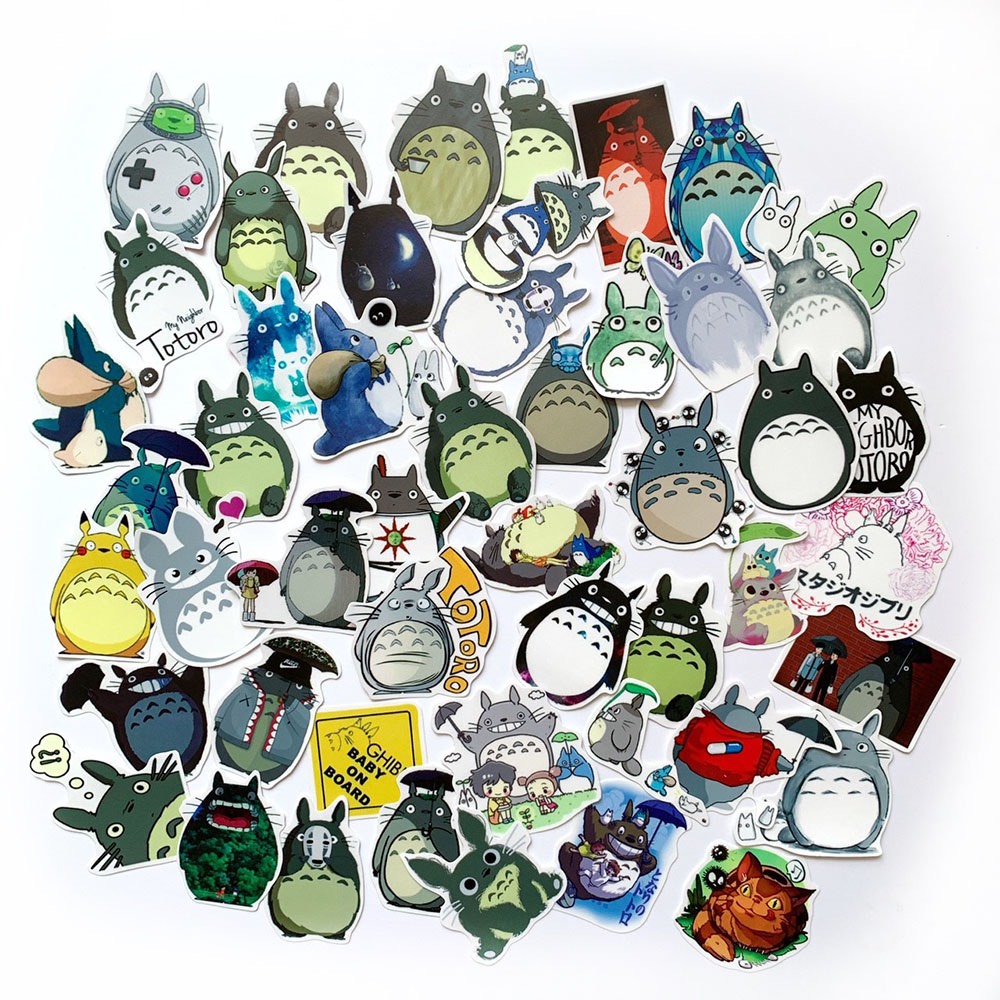 Sticker Totoro set 30 ảnh có ép lụa