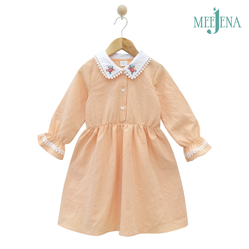 Váy bé gái tay dào từ 11 - 36 kg MEEJENA - 100% COTTON 4C - 1756