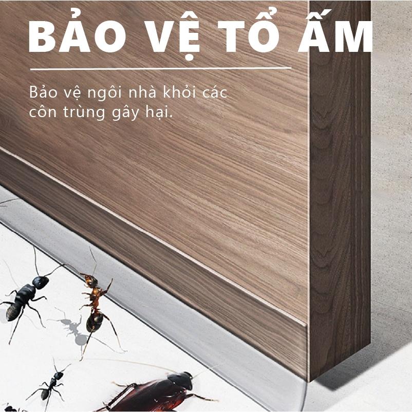 Thanh dán cửa chắn khe hở -Ron cao su KINGRON chống côn trùng giữ nhiệt máy lạnh điều hòa size 253545mm