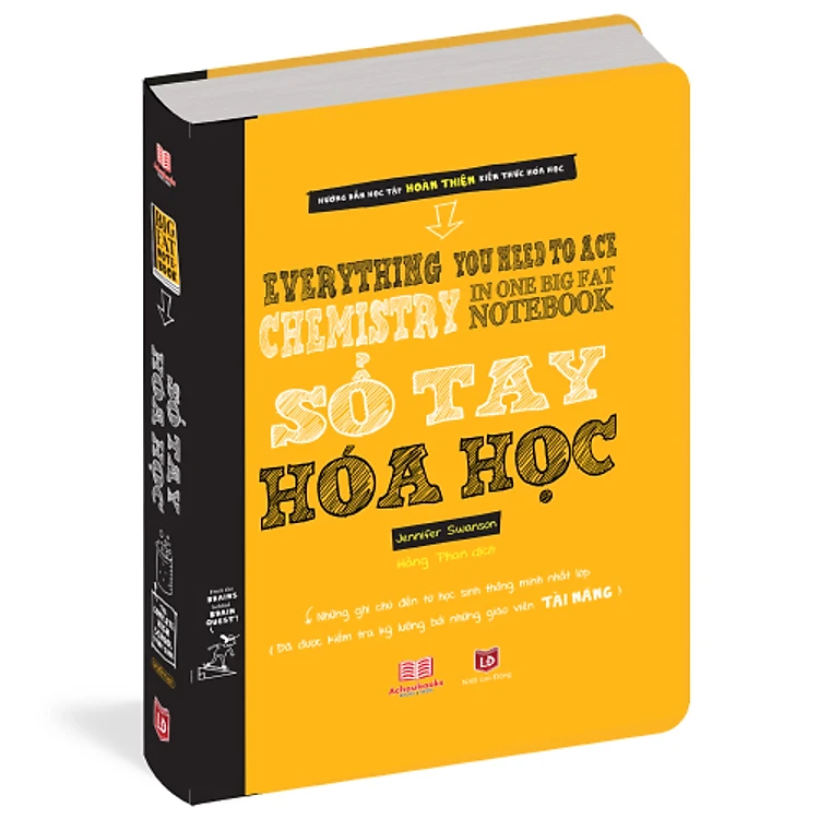 Combo Sách Sổ tay học tập - Toán học, Hình học, Hóa học, Khoa học / Sách Tổng Hợp Kiến Thức Từ THCS Đến THPT - Á Châu Books, bìa cứng in màu