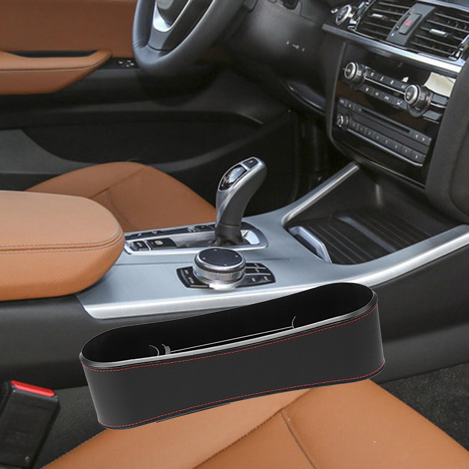 Interior Accessories Card Slot PU Leather Black