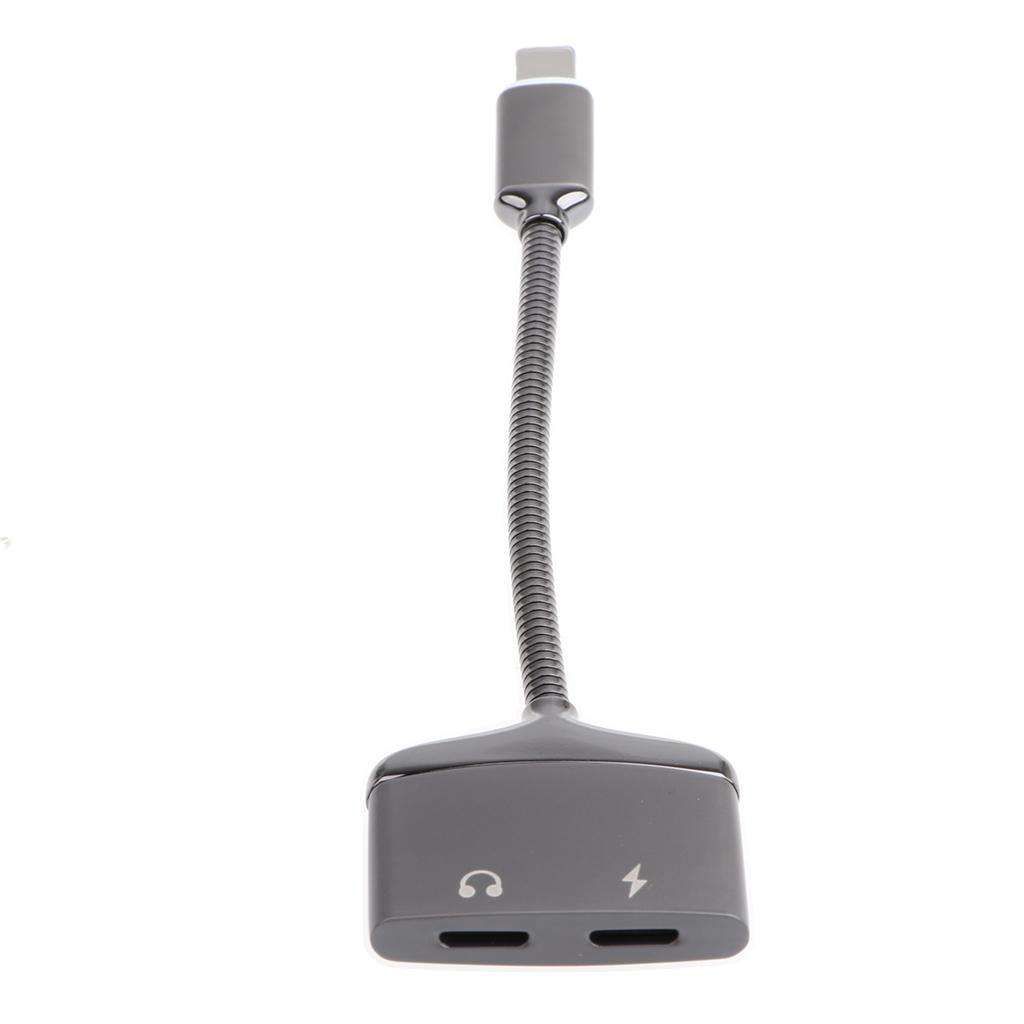 Headphone Audio and Charge Cable Adapter Splitter 2 in 1 for  7 8 X