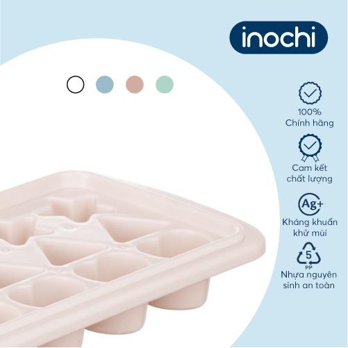 Khay đá sáng tạo Inochi 21 viên inochi màu Trắng ngọc/ Xanh bạc hà/ Xanh nhạt/ Hồng nhạt