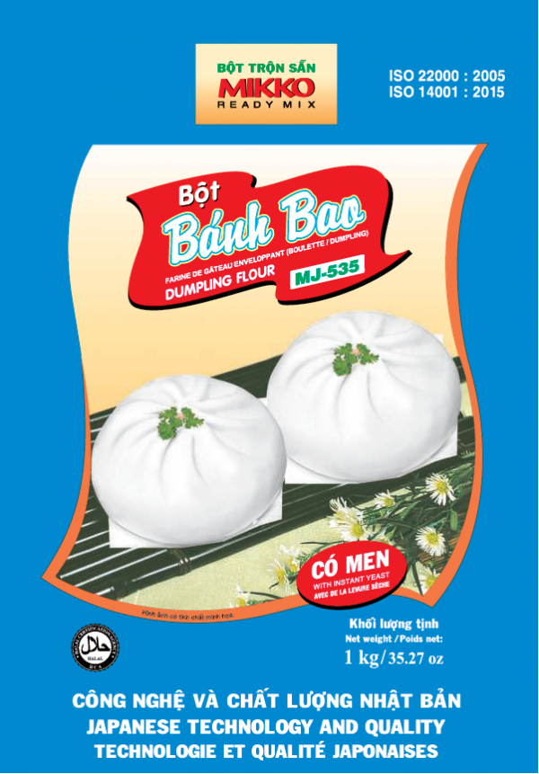 Bột Bánh Bao Có Men 1kg - MIKKO HƯƠNG XƯA