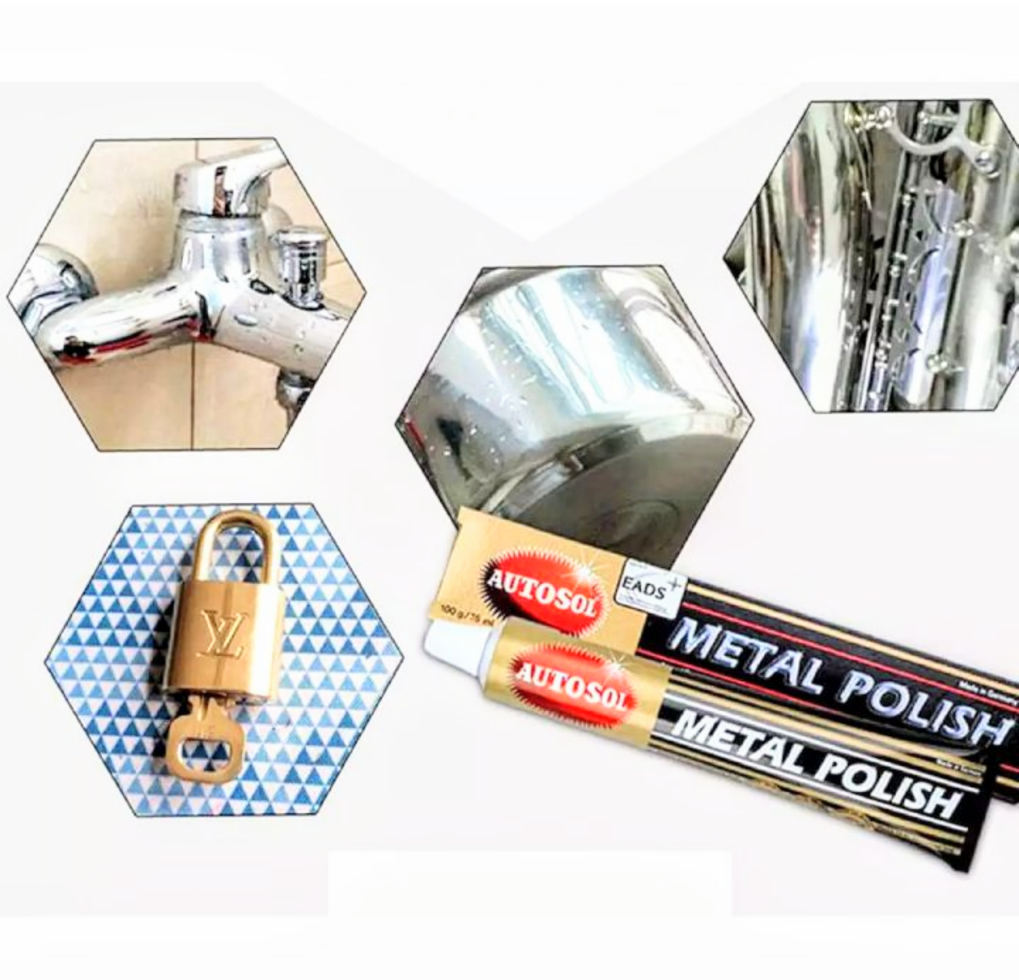 1 HỘP KEM CHUYÊN ĐÁNH BÓNG CÁC LOẠI KIM LOẠI INOX NHÔM ĐỒNG SÁNG BÓNG NHƯ MỚI HÀNG CAO CẤP LOẠI TỐT