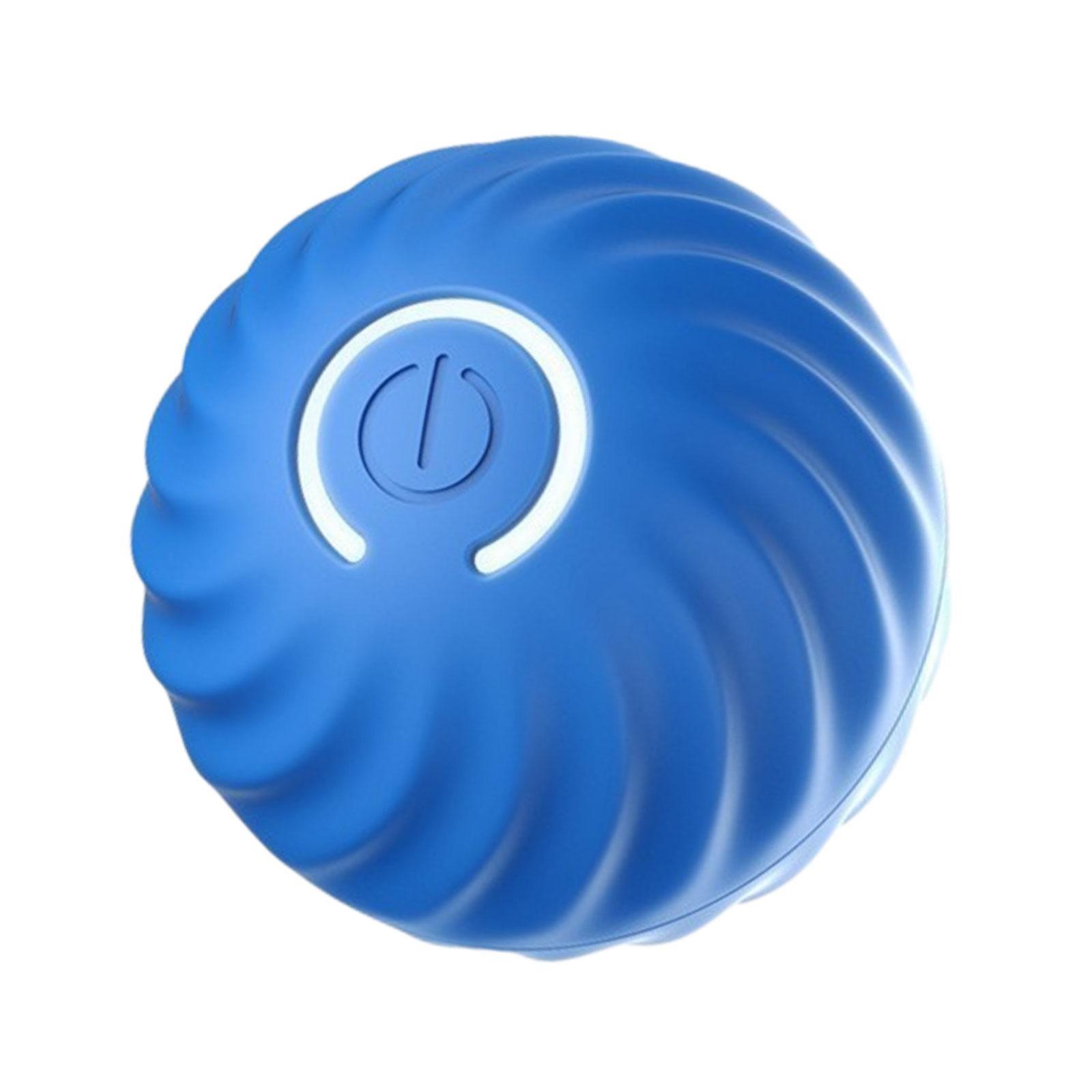 Interactive Cat Toy Ball Moving Rolling Pets Toy Ball Silicone Training Resistant to Bite Electric Automatic Pet Exercise Ball