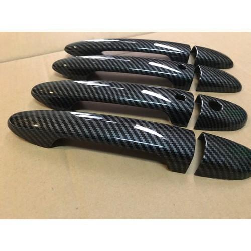 Ốp tay nắm cửa vân cacbon Mazda 2, 3, Cx5 , Mazda 6, Cx8 Hàng loại 1