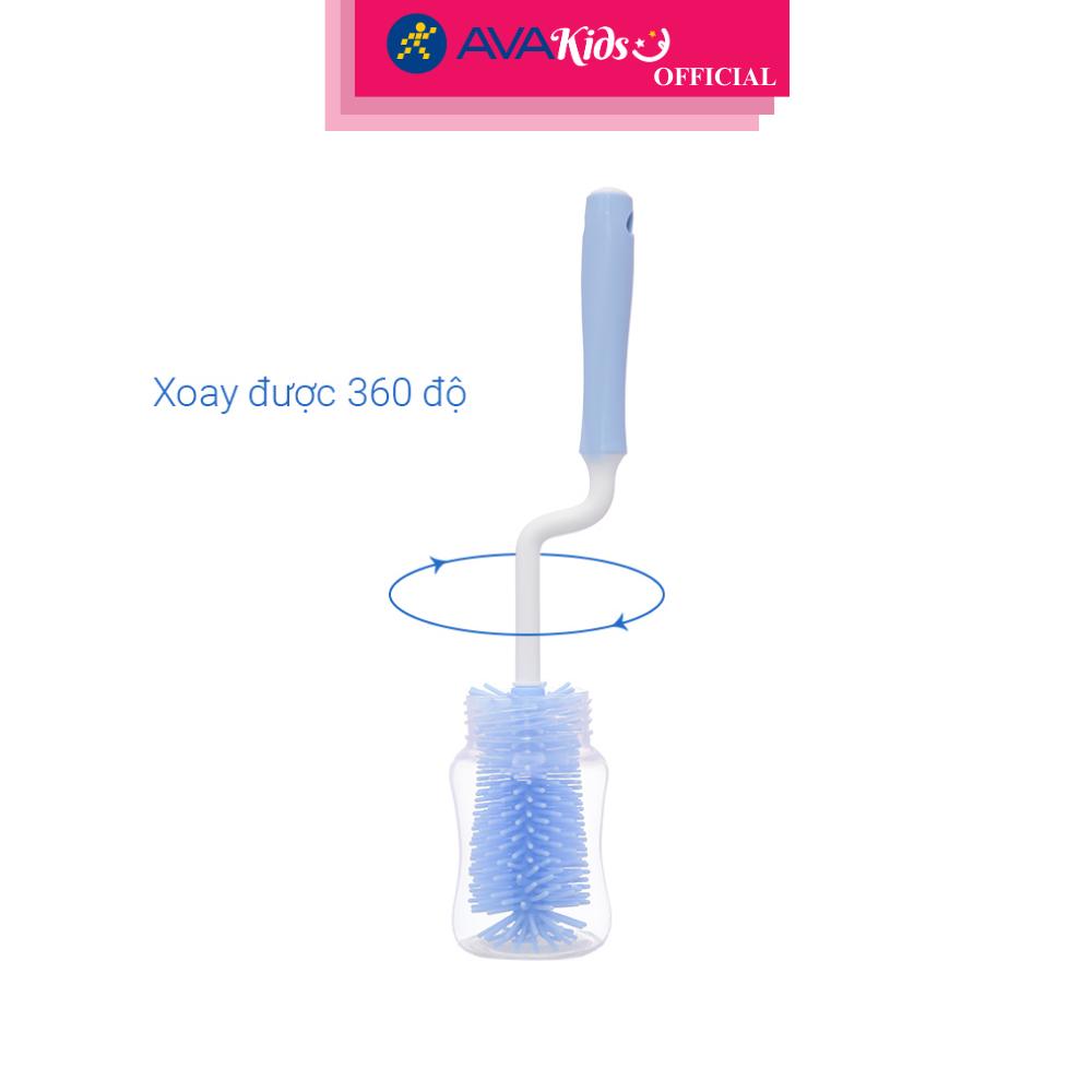Cọ rửa bình sữa 3 chi tiết TOP KIDS