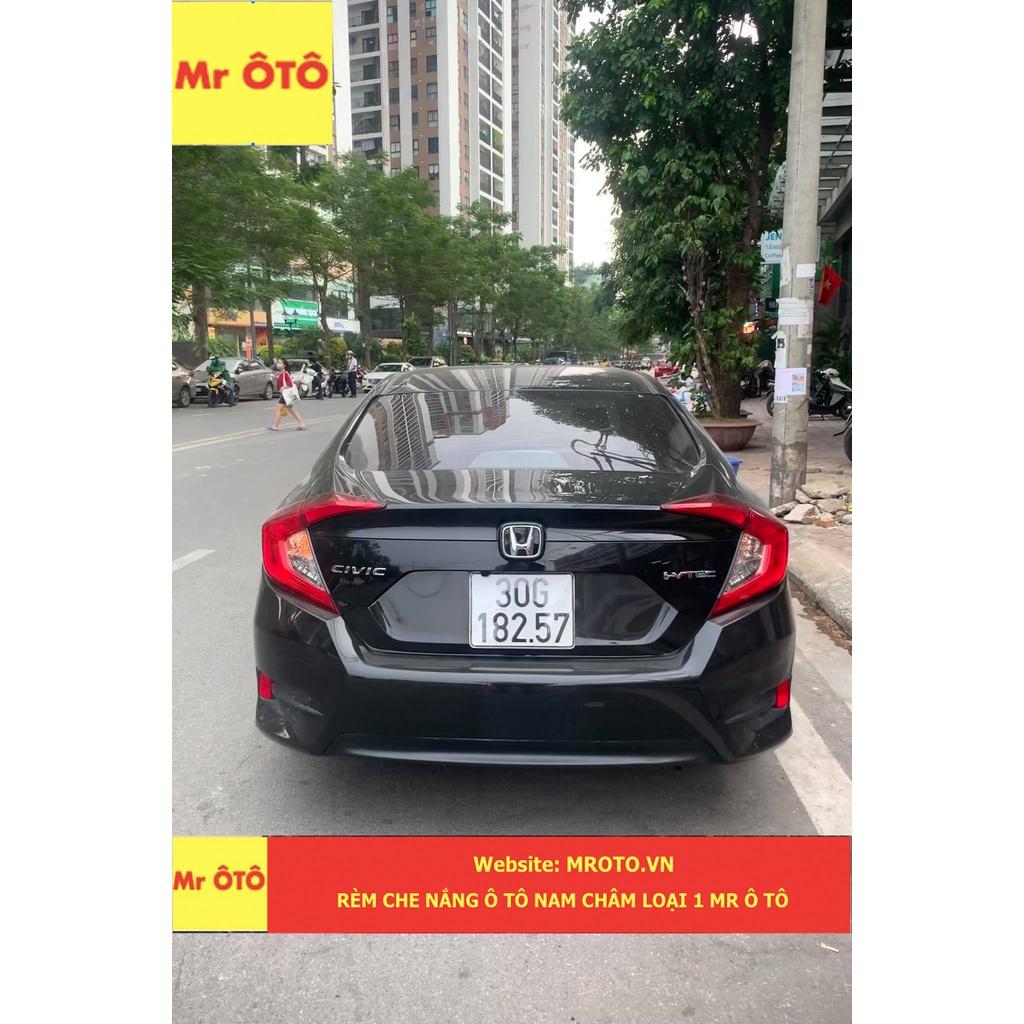 Rèm Che Nắng Xe Honda Civic 2019-2021 Hàng Loại 1. Cam Kết Vải Dày Dặn, Chuẩn Khít Theo Xe