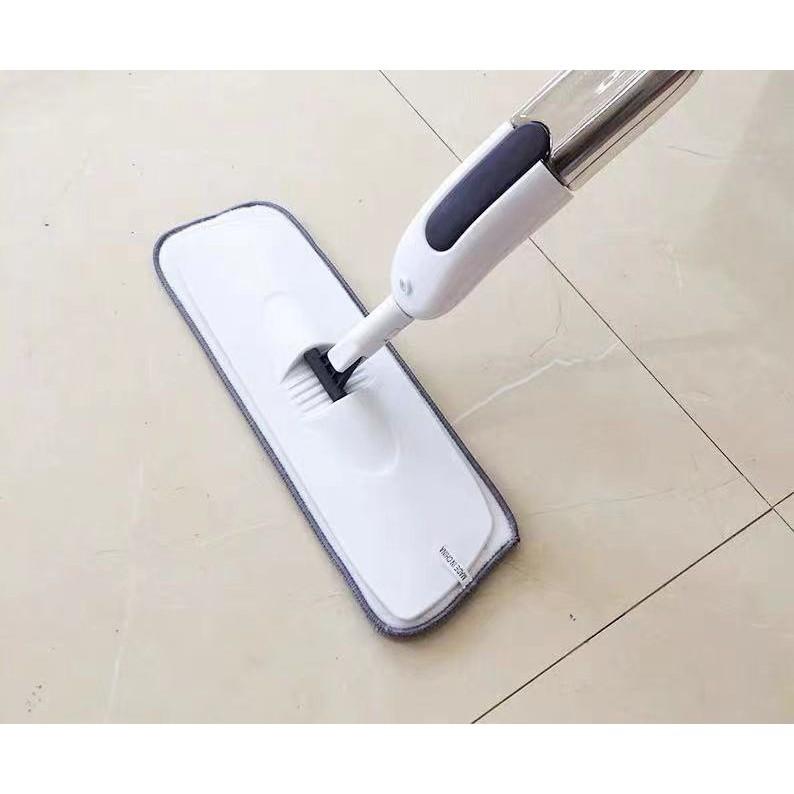 Cây lau nhà 2 trong 1 vừa xịt nước vừa lau khô