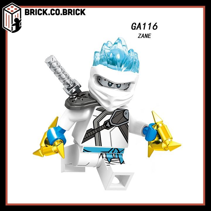 Đồ Chơi Lắp Ráp Minifig Nhân Vật Hồ Ly Ninja Phantom Samurai Akita Zane Nya Kai Bộ Mới GA115-GA122