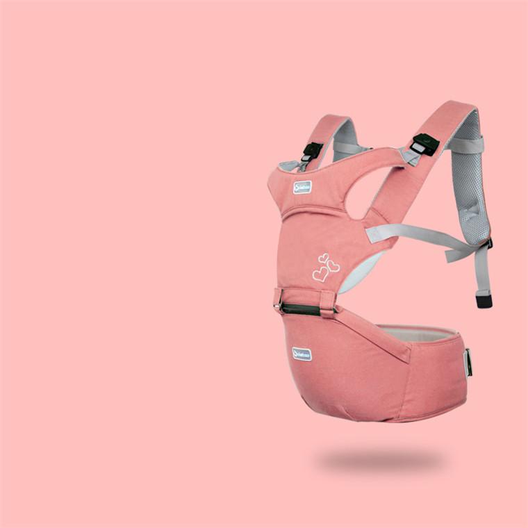 Em Bé Thiết Sling Trước Ôm Eo Phân Màu Porte Bebe Kangaroo Hông Ghế Ngồi Đa Năng Cho 4 Mùa