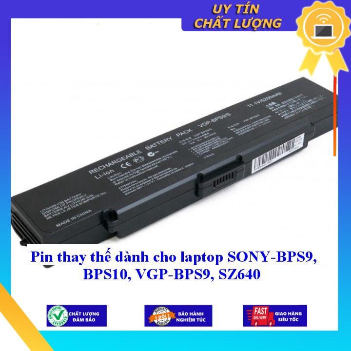 Pin dùng cho laptop SONY-BPS9 BPS10 VGP-BPS9 SZ640 - Hàng Nhập Khẩu  MIBAT965