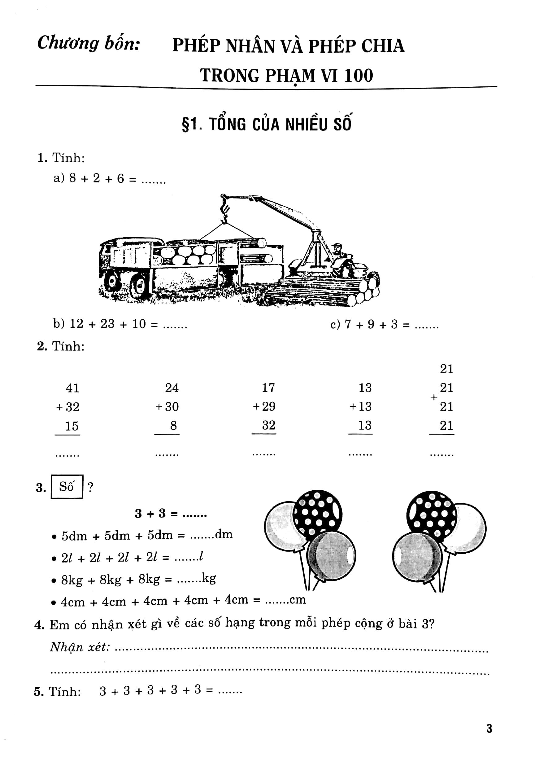 Vở Bài Tập Nâng Cao Toán Lớp 2 - Tập 2 (Biên Soạn Theo Chương Trình Giáo Dục Phổ Thông Mới)